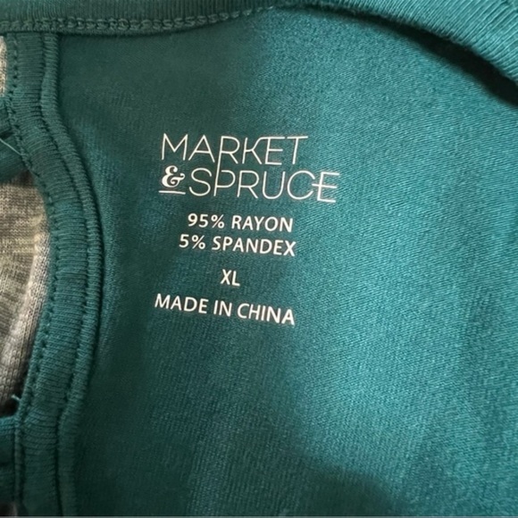 Market & Spruce Teal Lace-Back Tank Top – Size XL - NWT - Picture 8 of 8